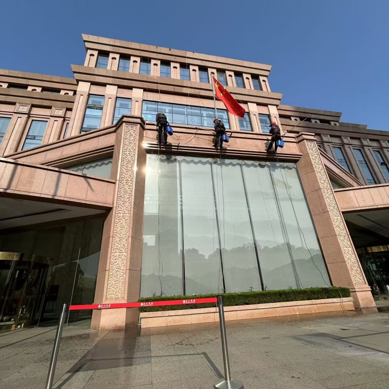 洪山賓館外墻清洗